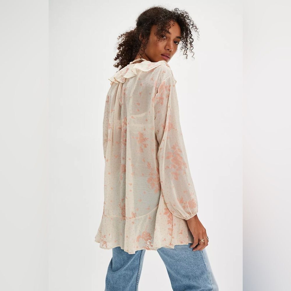 NWOT Free People Dreamland Floral Tunic | XSmall | Tea Combo - Picture 6 of 11